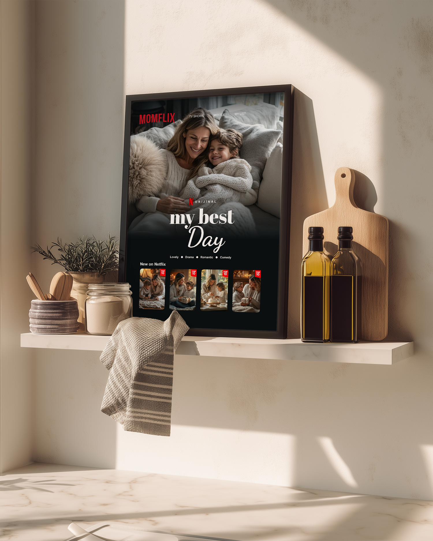 Annelere Özel My Best Day Poster Tablosu