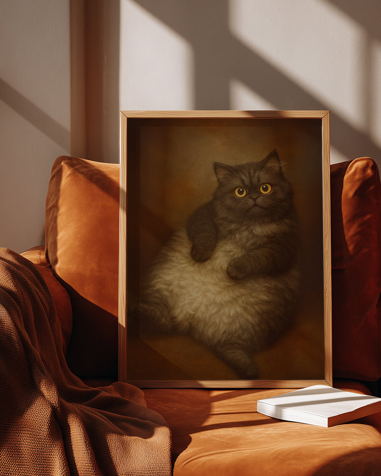 Vintage Dost Portresi Poster Tablosu