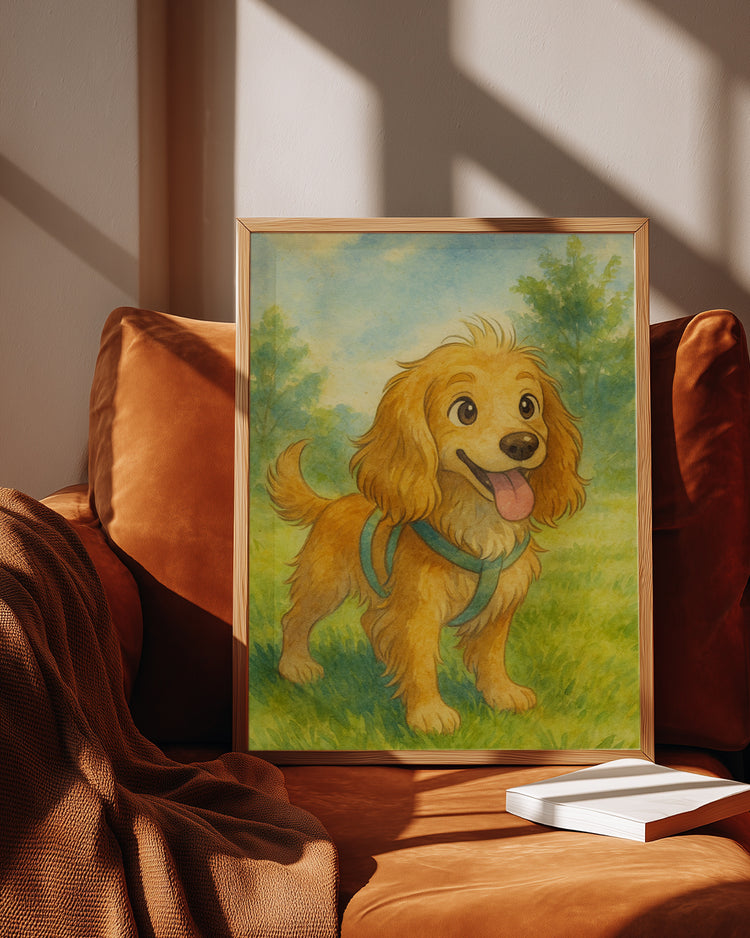 Ghibli Esintili Pati Poster Tablosu