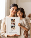 3 Fotoğraflı Annem Anı Poster Tablosu Poster Tablosu