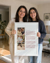 3 Fotoğraflı Anneye Mektup Poster Tablosu Poster Tablosu
