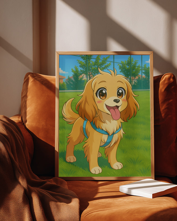 Anime Pati Portresi Poster Tablosu