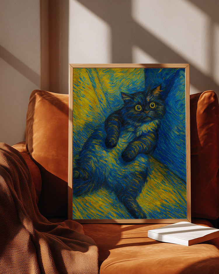 Van Gogh Pati Yıldızlı Gece Poster Tablosu