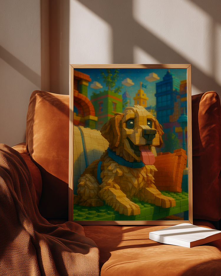 Lego Pati Portresi Poster Tablosu