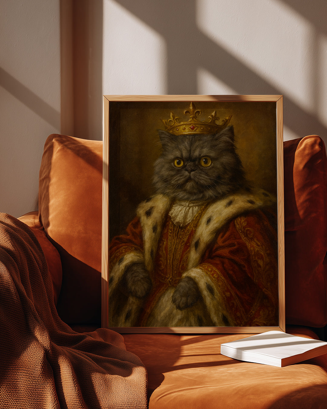 Asil Pati Kraliyet Portresi Poster Tablosu