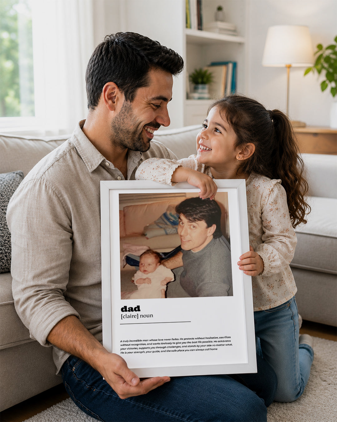 Fotoğraflı DAD Sözlük Tanımlı Poster Tablosu