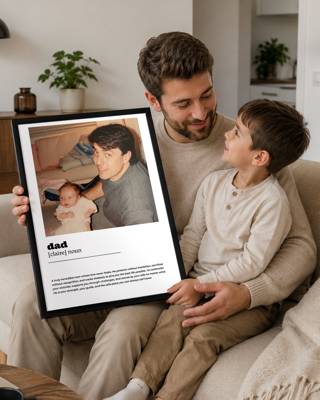 Fotoğraflı DAD Sözlük Tanımlı Poster Tablosu