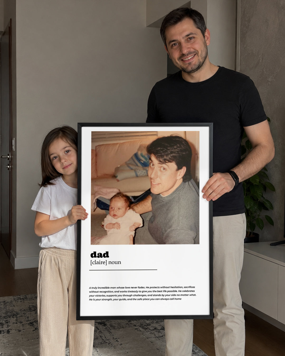 Fotoğraflı DAD Sözlük Tanımlı Poster Tablosu