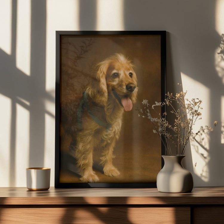 Vintage Dost Portresi Poster Tablosu