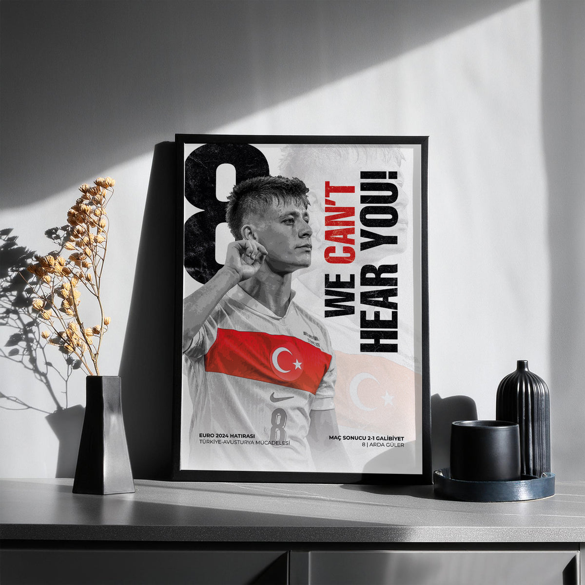 EURO 2024 HATIRASI - ARDA GÜLER POSTER TABLOSU