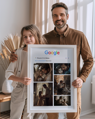 Babalara Özel Google Poster Tablosu