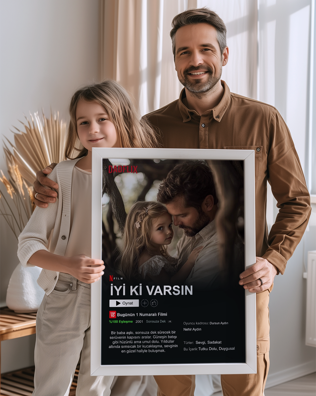 Babalara Özel Netflix Poster Tablosu