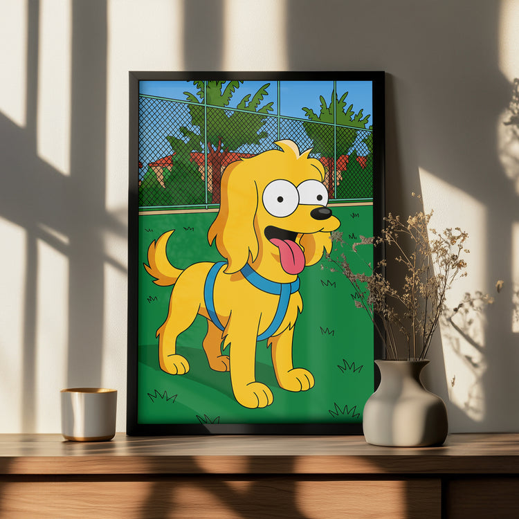 Simpson Pati Çizimi Poster Tablosu