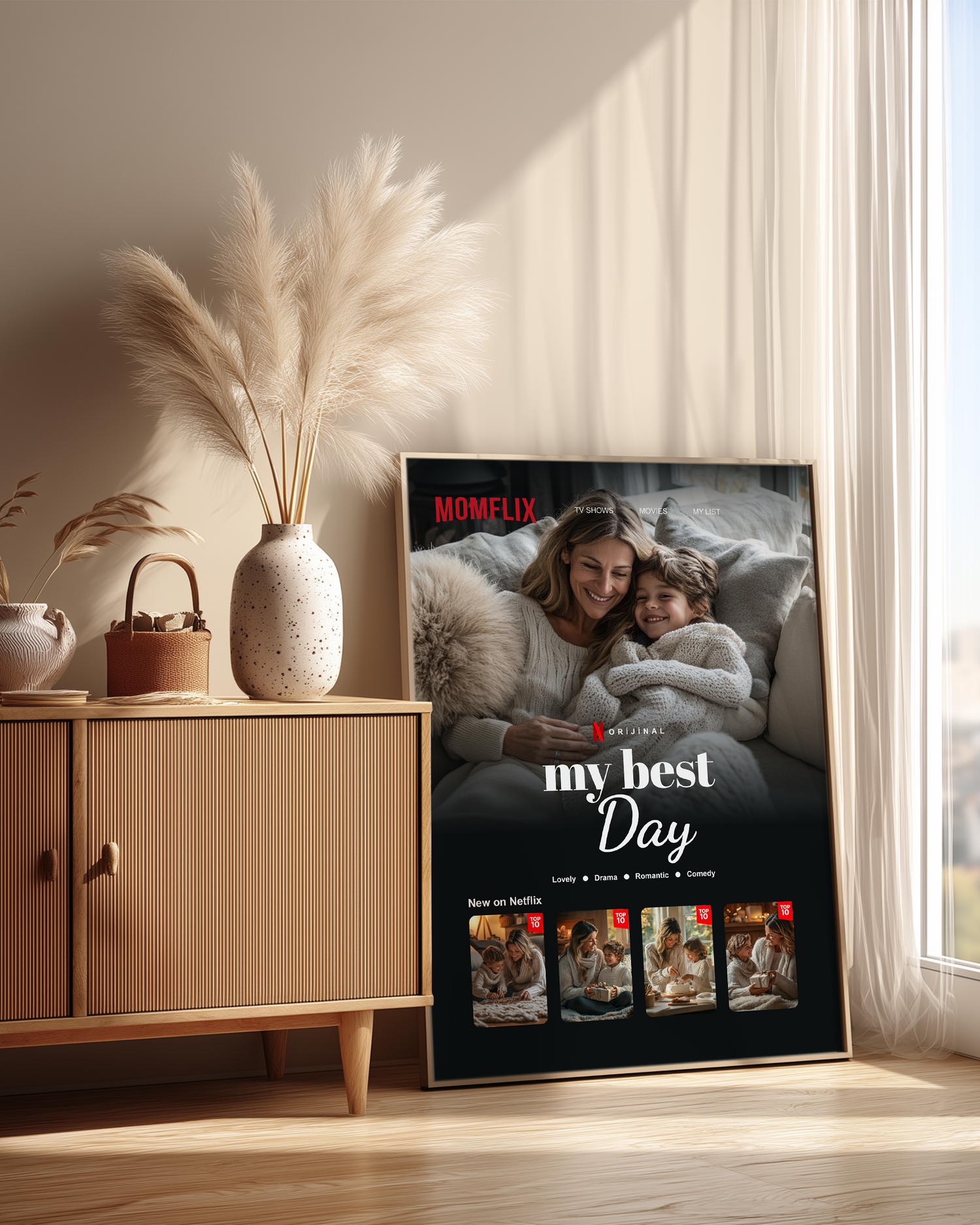 Annelere Özel My Best Day Poster Tablosu