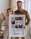 Babalara Özel 5 Fotoğraflı Kolaj Poster Tablo