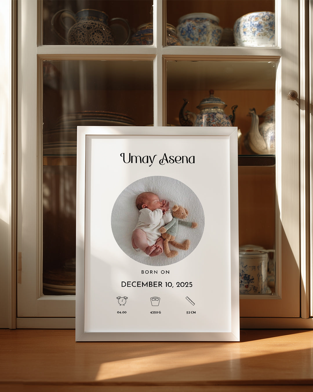 Dünyaya Hoş Geldin | Kişiye Özel Poster Tablo