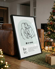 Line Art Çizim Poster Tablosu