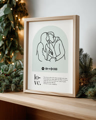 Line Art Çizim Poster Tablosu