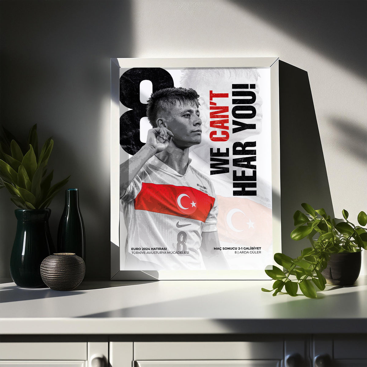 EURO 2024 HATIRASI - ARDA GÜLER POSTER TABLOSU