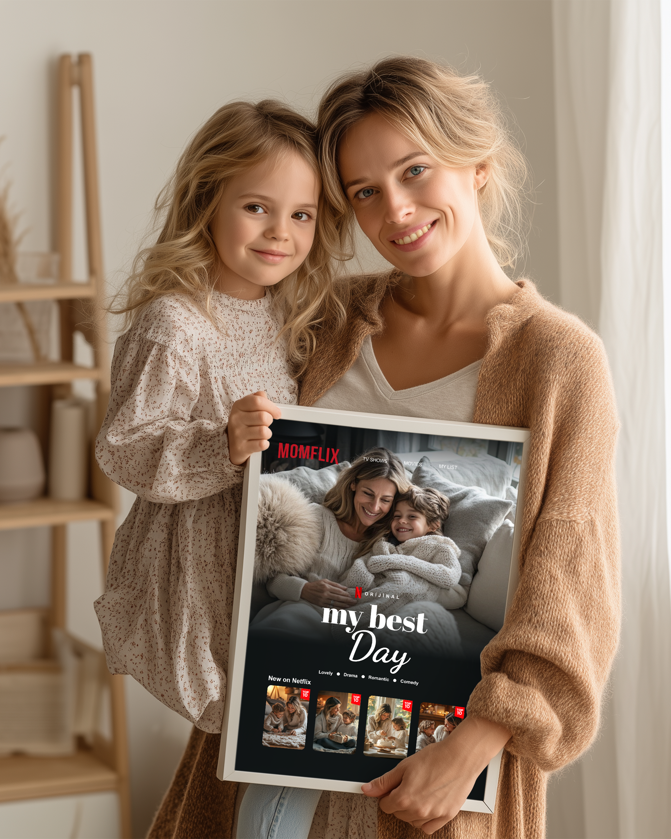 Annelere Özel My Best Day Poster Tablosu