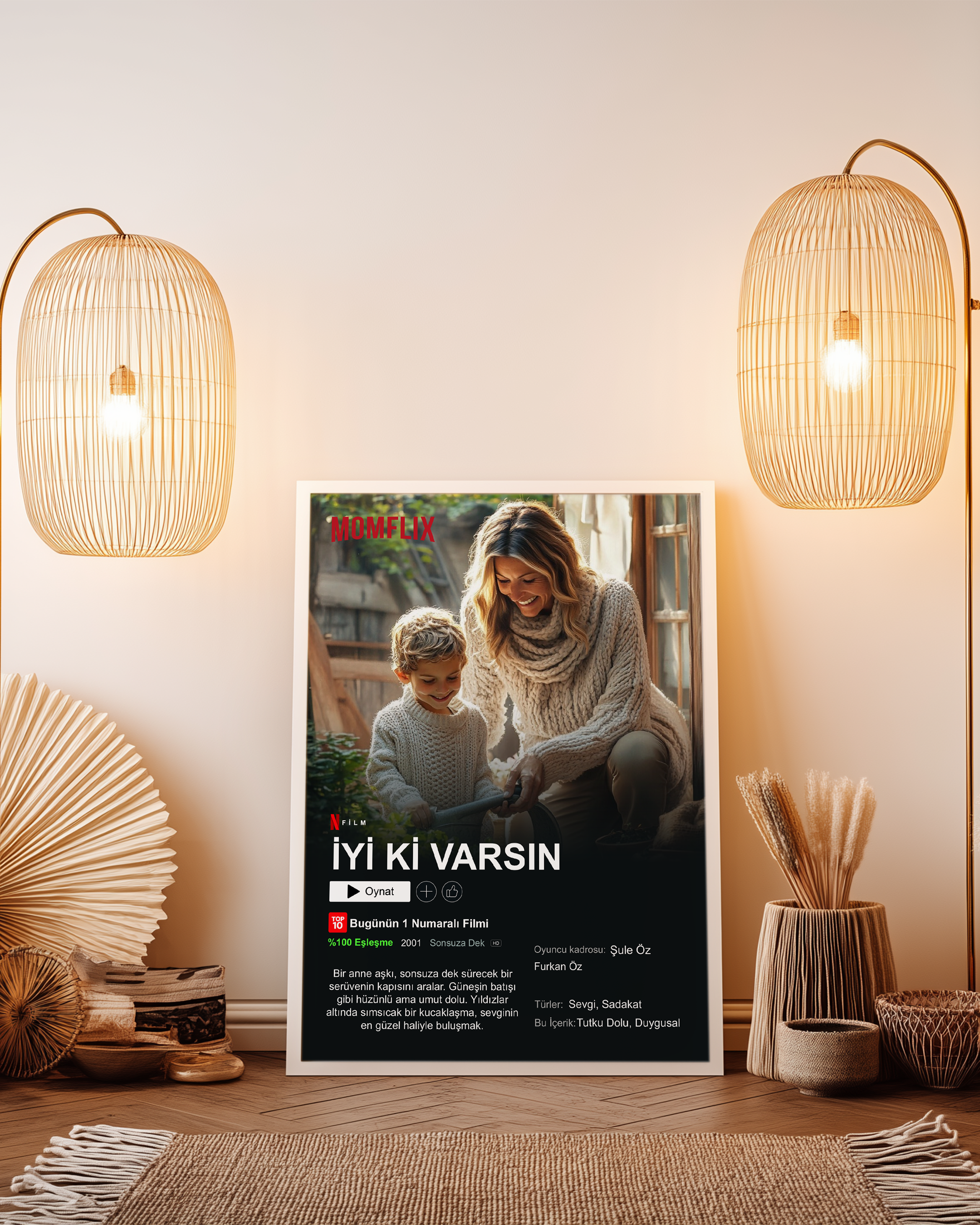 Annelere Özel Netflix Poster Tablosu