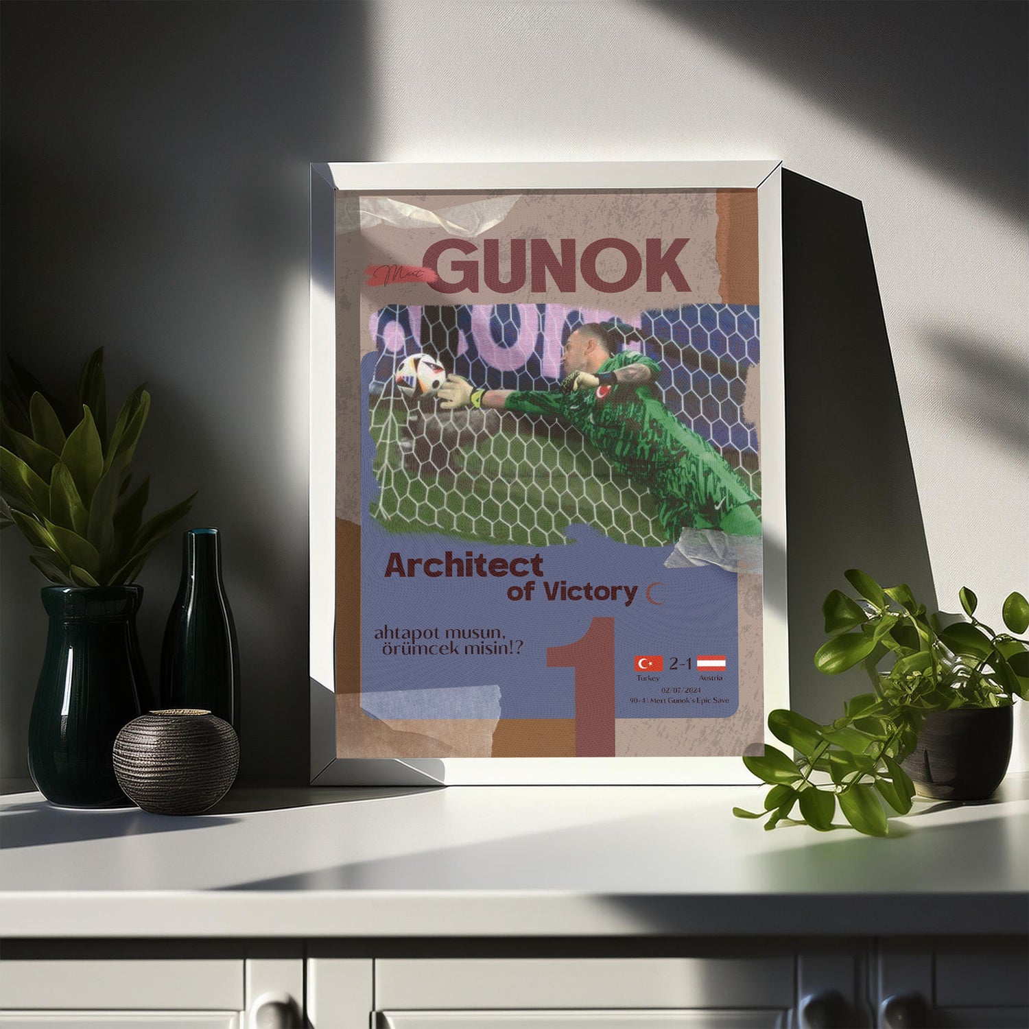 EURO 2024 MEMORY - MERT GÜNOK POSTER PAINTING