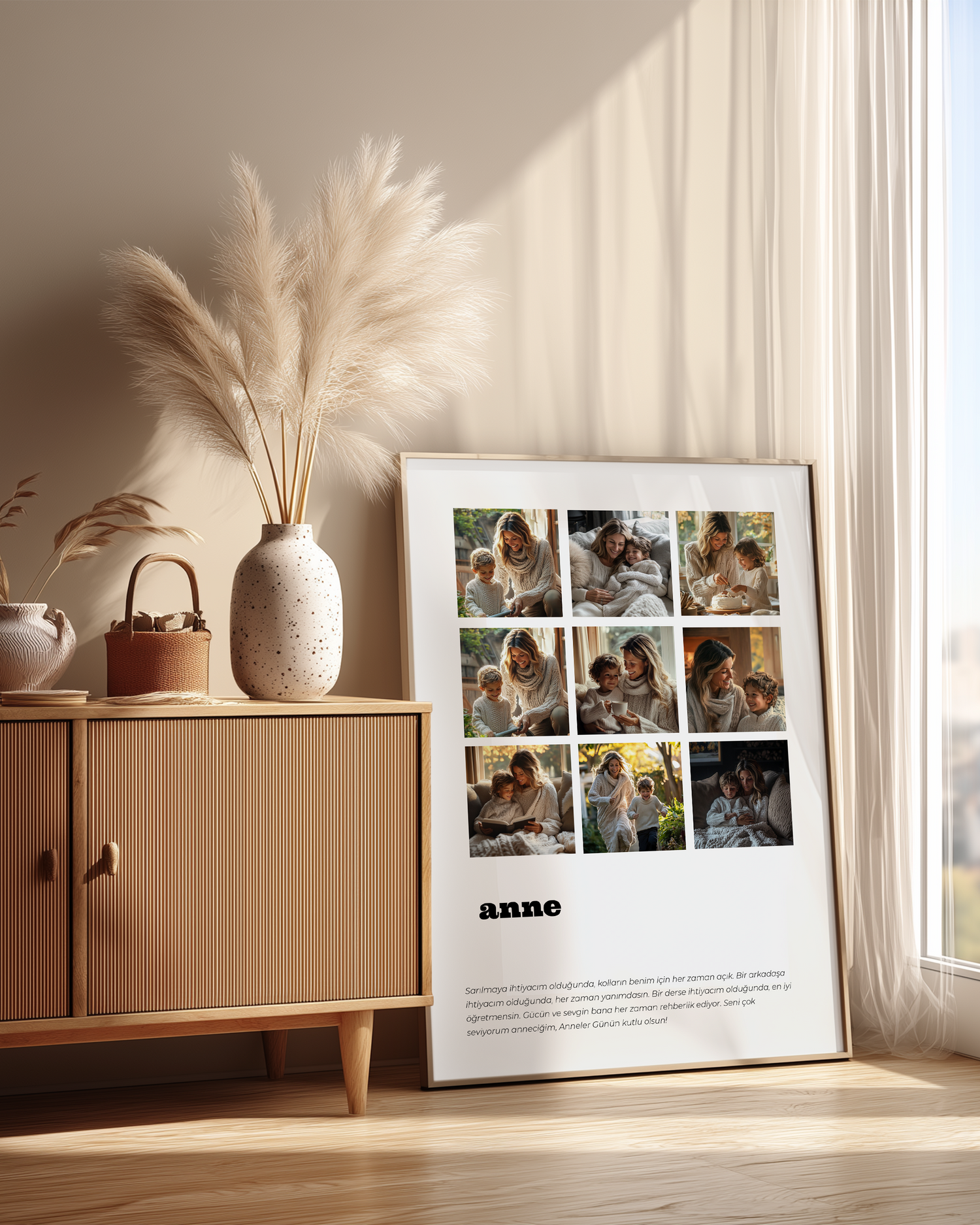 Anne Yazılı Poster Tablosu