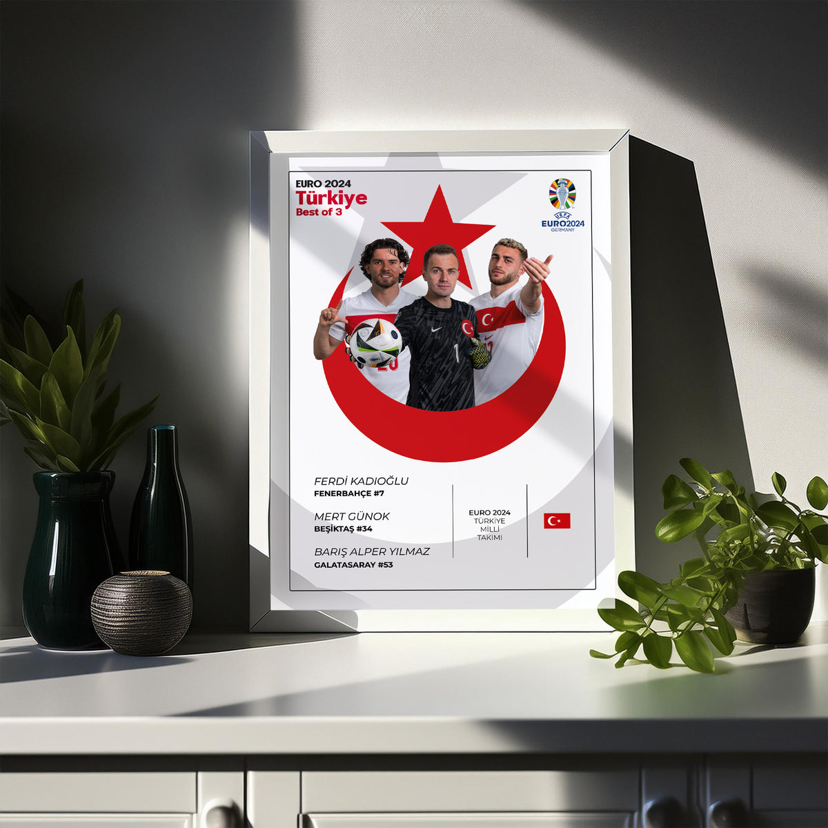 EURO 2024 HATIRASI - BEST OF 3 POSTER TABLOSU