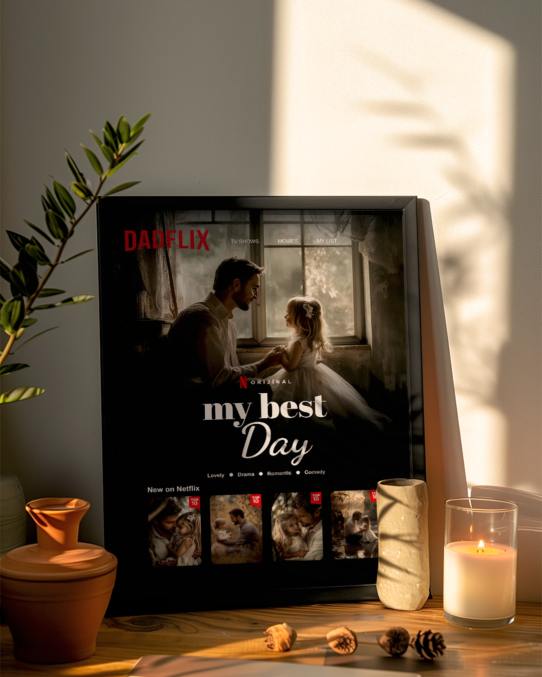 Babalara Özel My Best Day Poster Tablosu