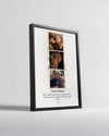Babama Özel 3 Fotoğraflı Anı Poster Tablosu