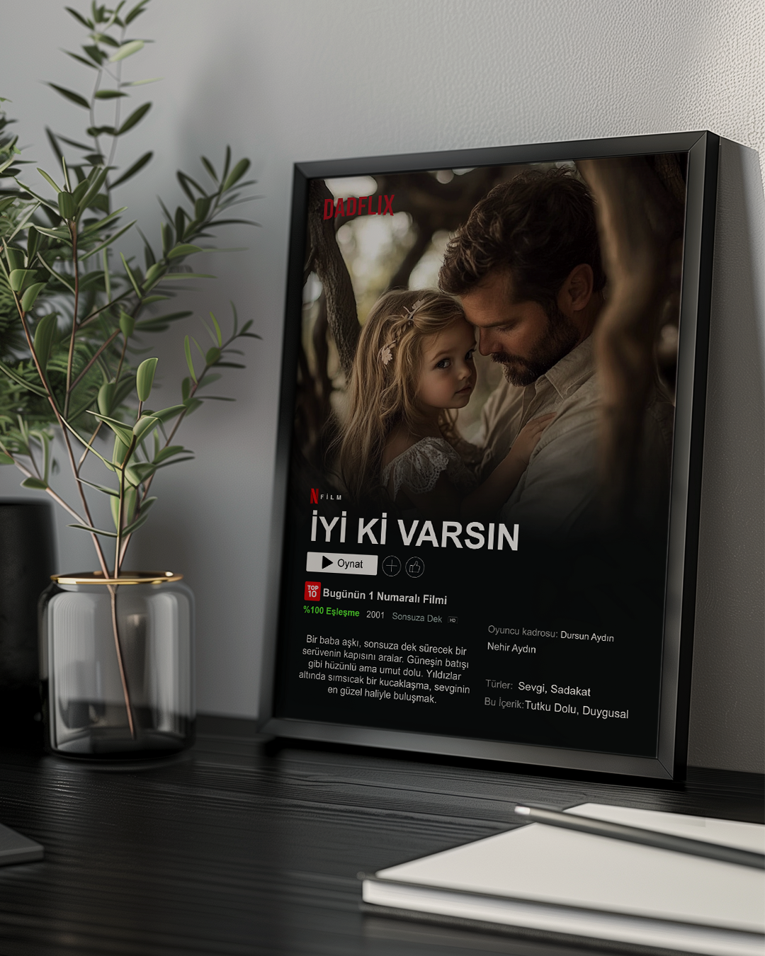Babalara Özel Netflix Poster Tablosu