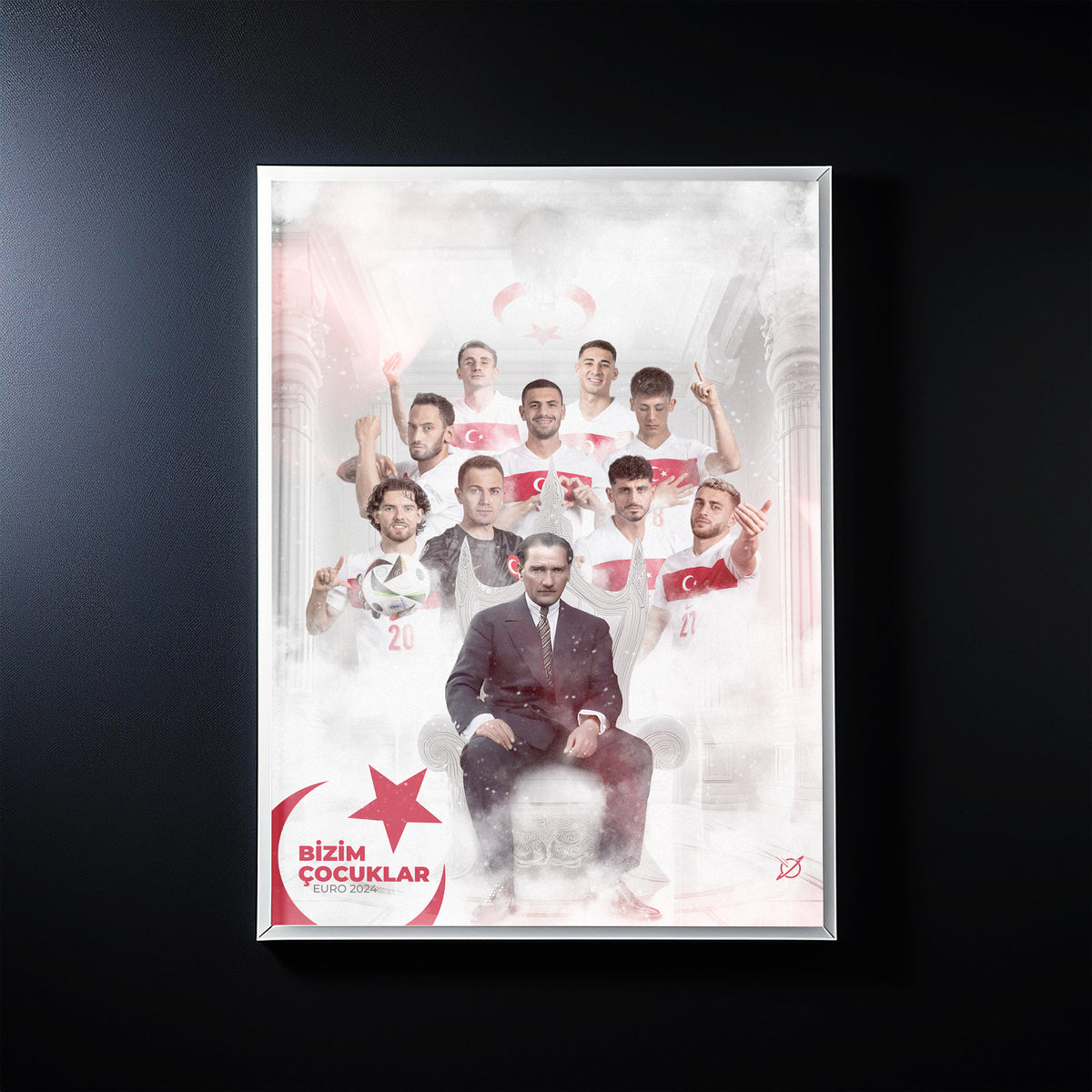 EURO 2024 HATIRASI - BİZİM ÇOCUKLAR POSTER TABLOSU