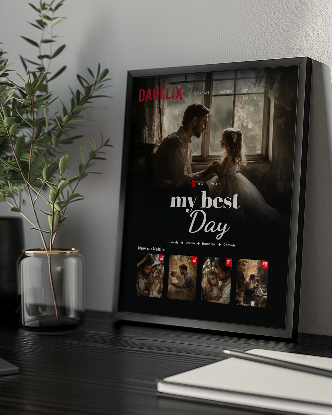 Babalara Özel My Best Day Poster Tablosu