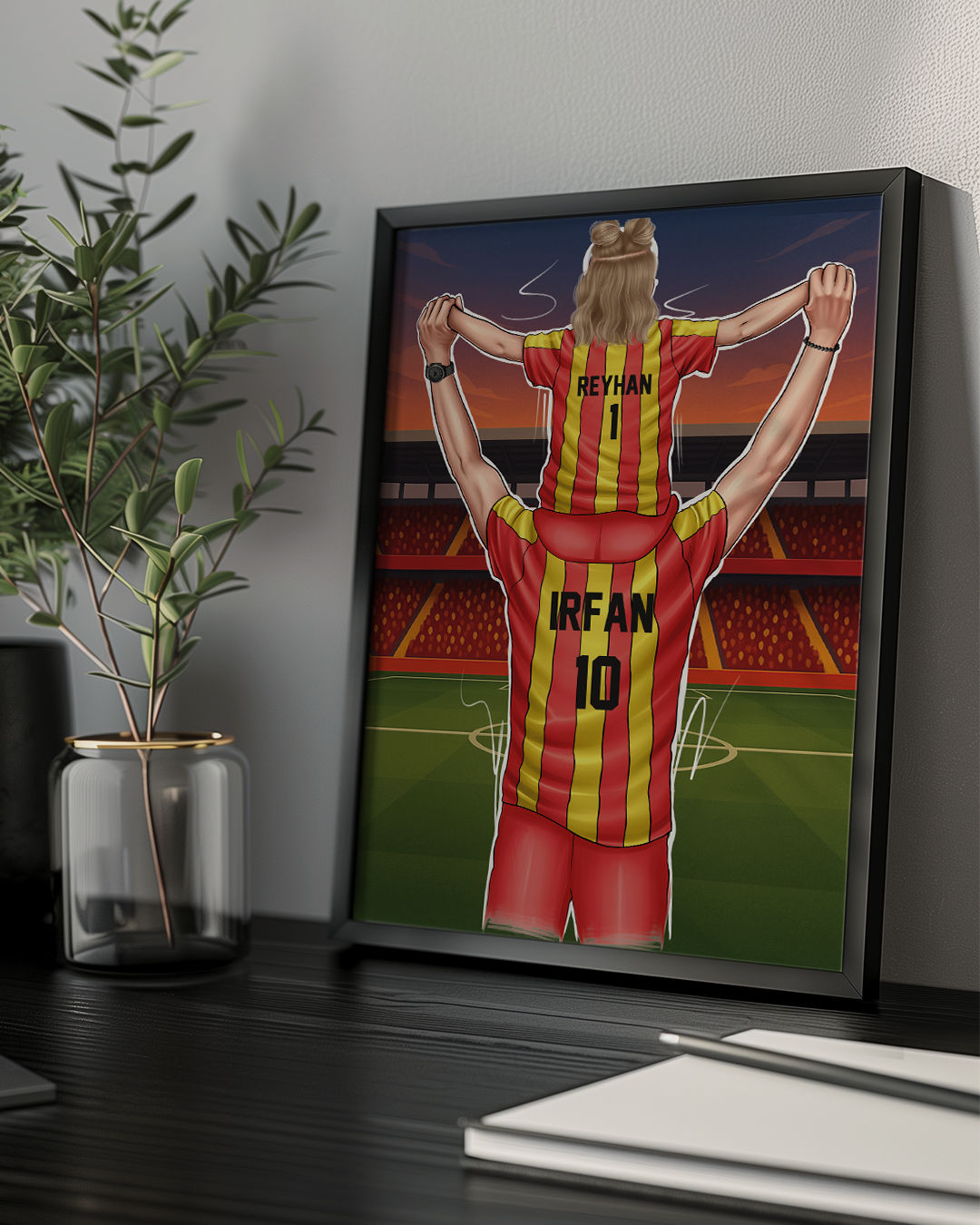 Babalar Gününe Özel Taraftar Poster Tablosu