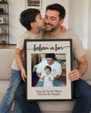 Babam ve Ben Sözlü Fotoğraflı Poster Tablosu