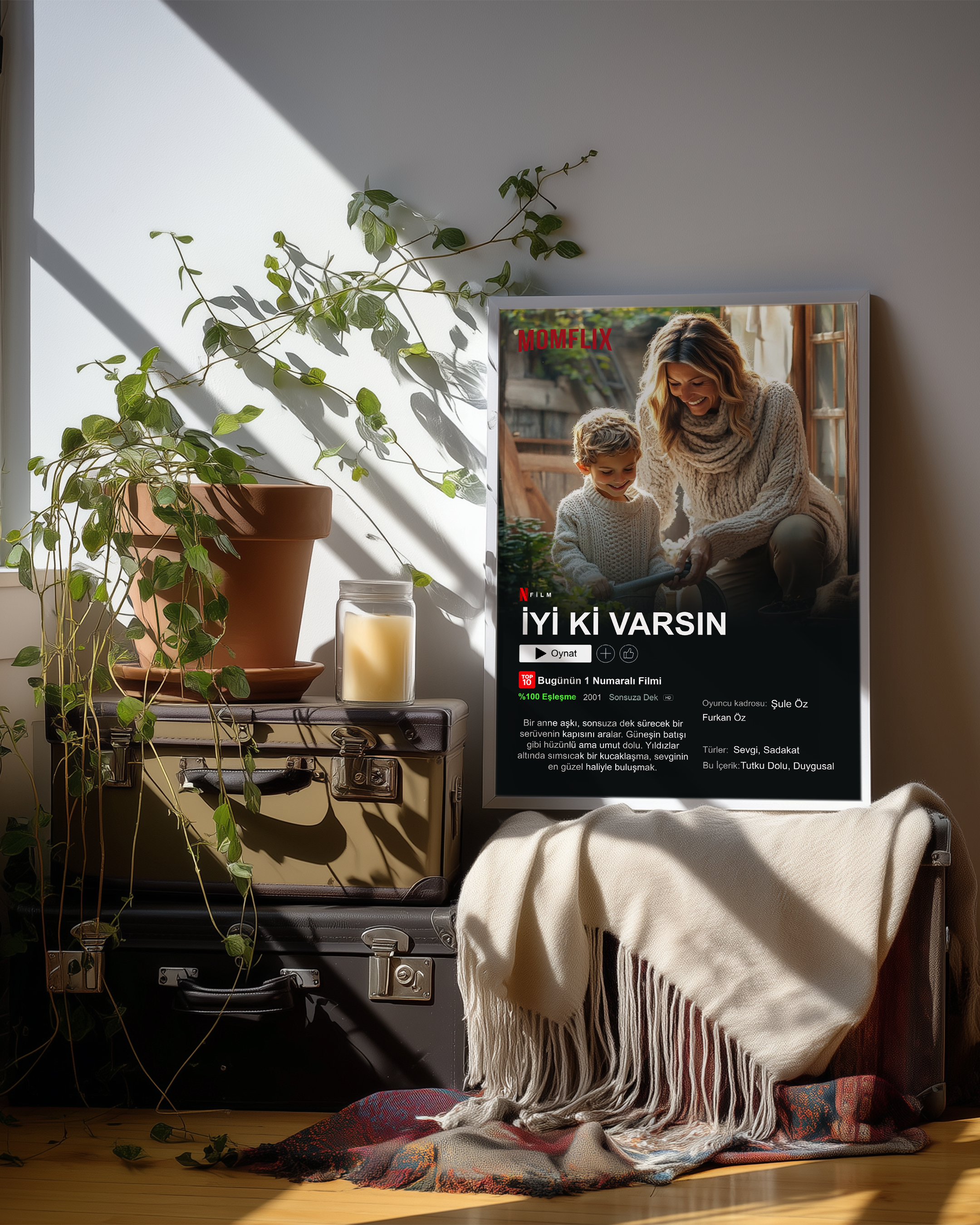 Annelere Özel Netflix Poster Tablosu