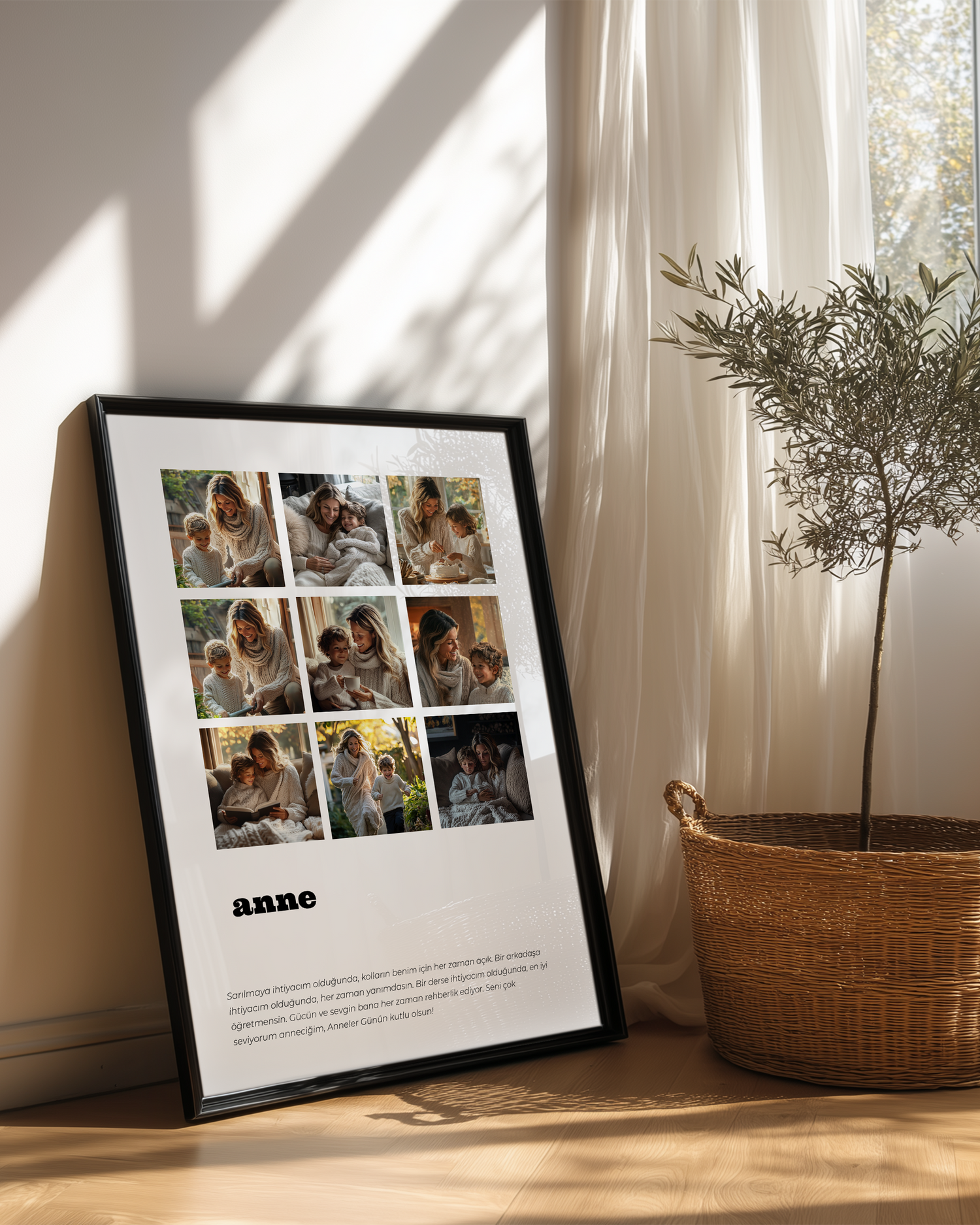 Anne Yazılı Poster Tablosu