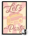80s Party Poster Tablosu