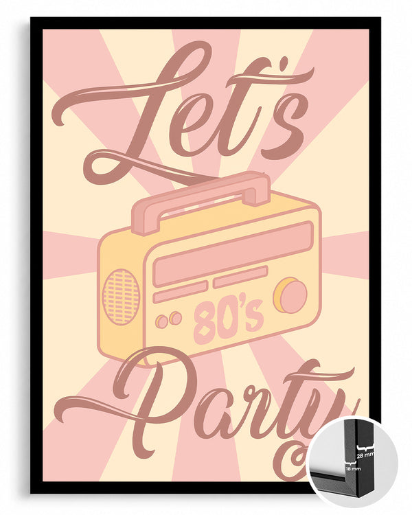80s Party Poster Tablosu