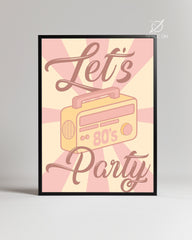 80s Party Poster Tablosu