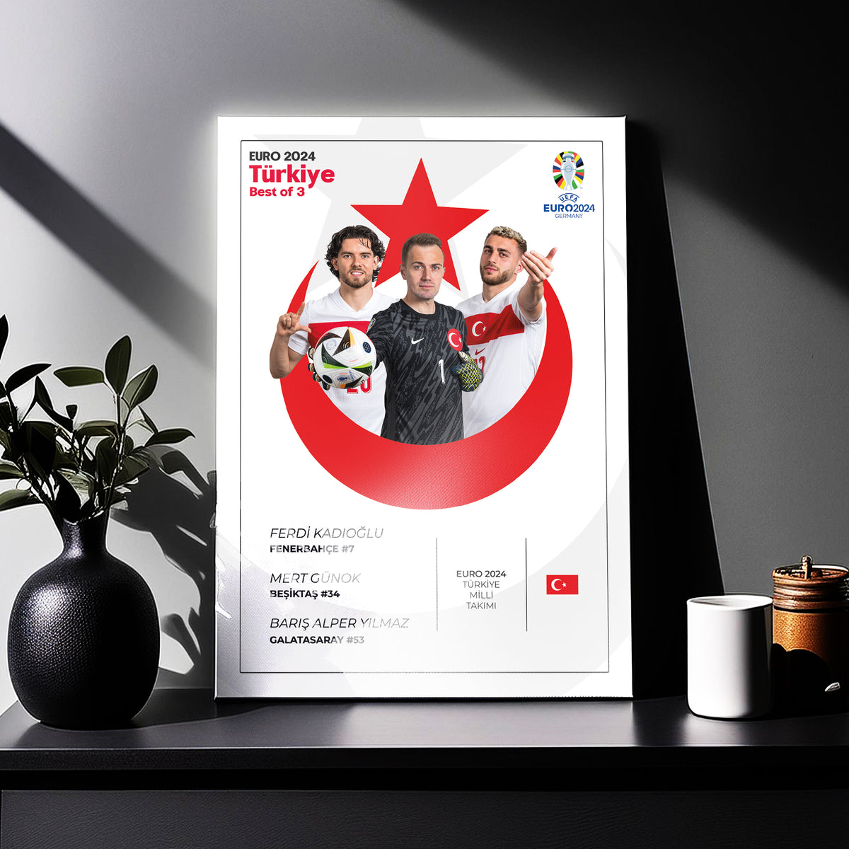 EURO 2024 HATIRASI - BEST OF 3 POSTER TABLOSU