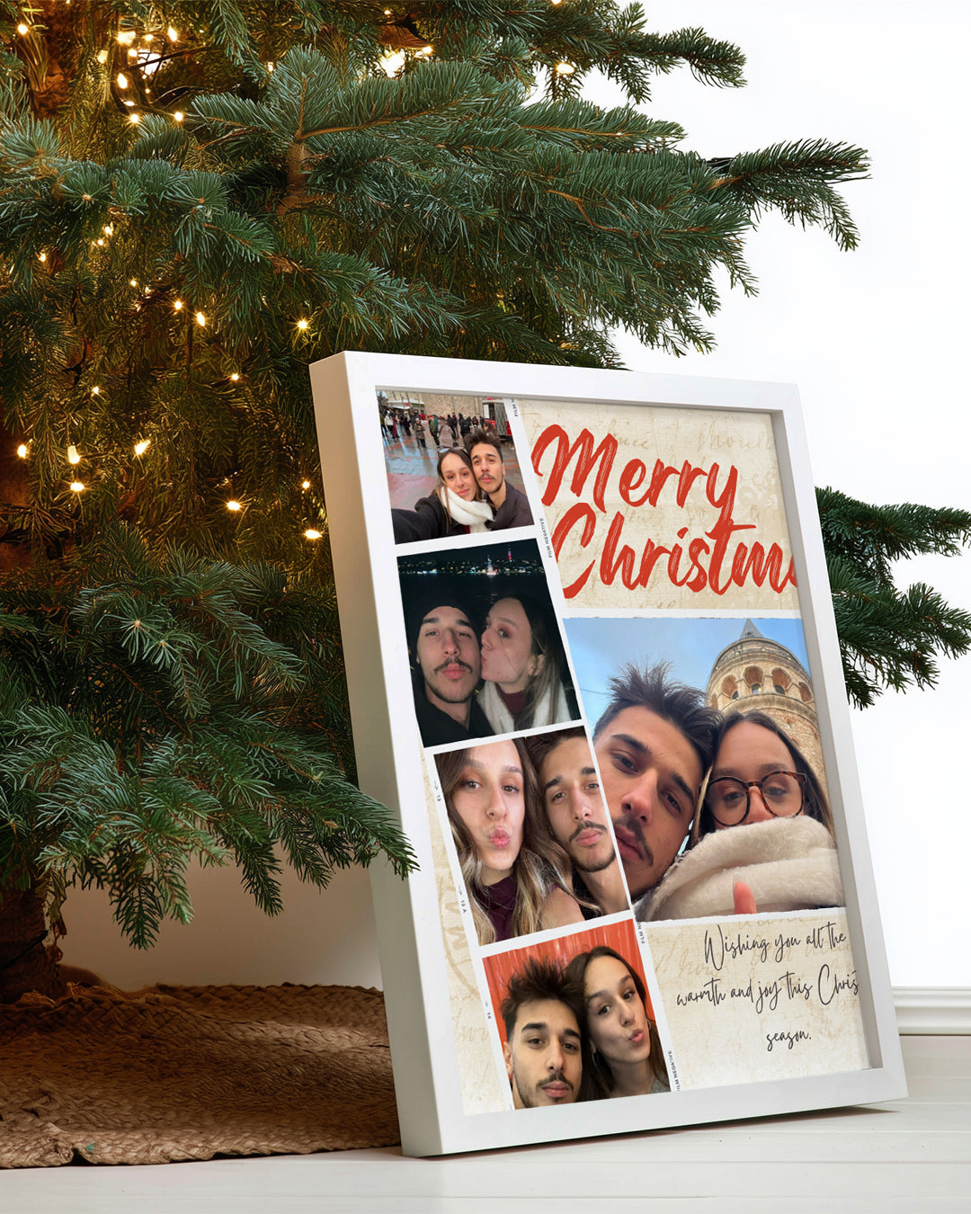 Christmas Memories – Vintage Fotoğraf Kolaj Poster Tablosu