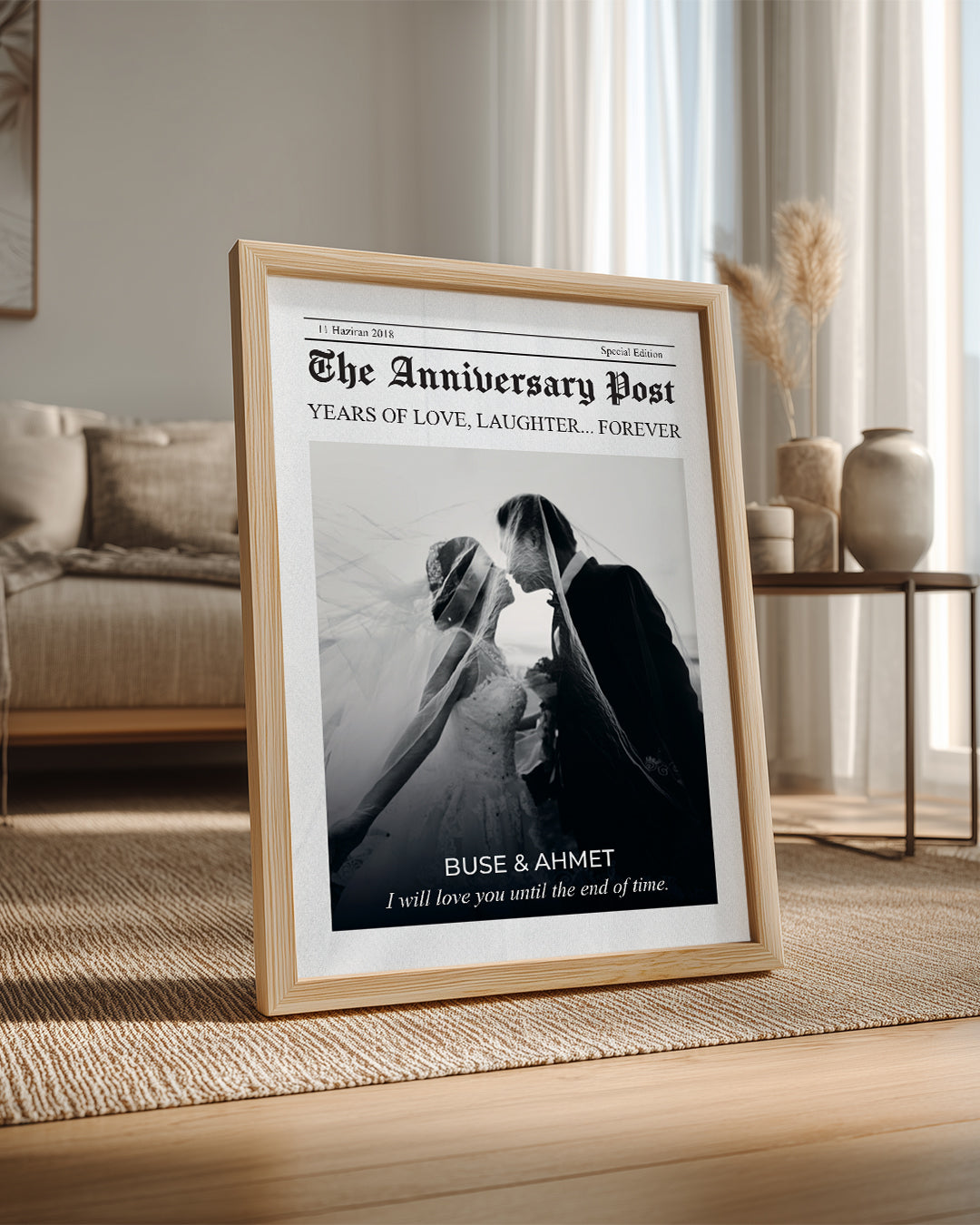 Anı Newspaper Poster Table