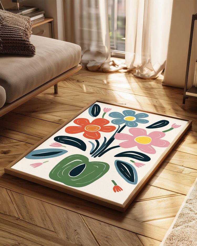 Abstract Bunch Poster Tablosu