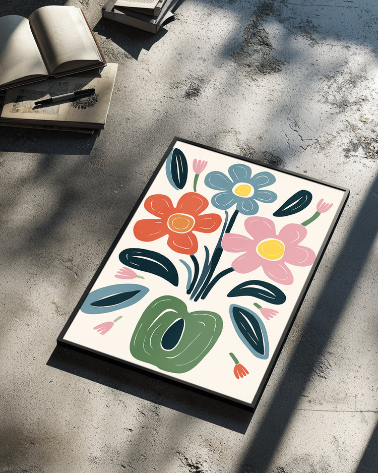 Abstract Bunch Poster Tablosu