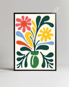 Abstract Burst Poster Tablosu
