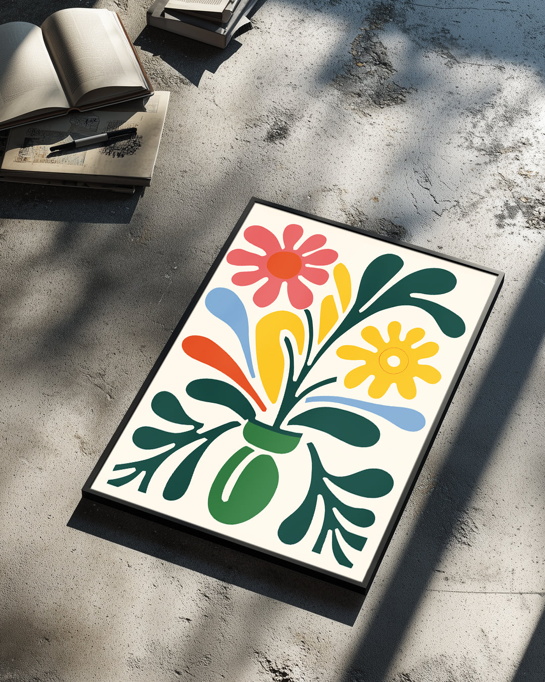 Abstract Burst Poster Tablosu