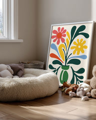 Abstract Burst Poster Tablosu