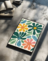 Abstract Patch Poster Tablosu