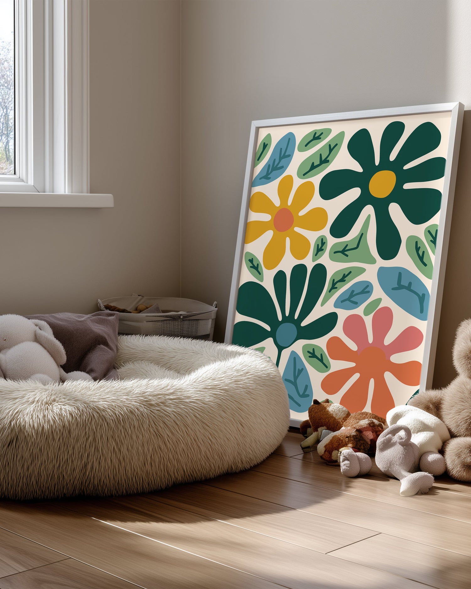 Abstract Patch Poster Tablosu